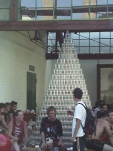 Masters Of Rock: beer pyramide