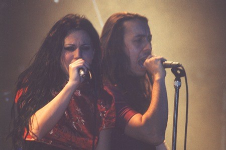 Lacuna Coil: Cristina Scabbia & Andrea Ferro live 2001